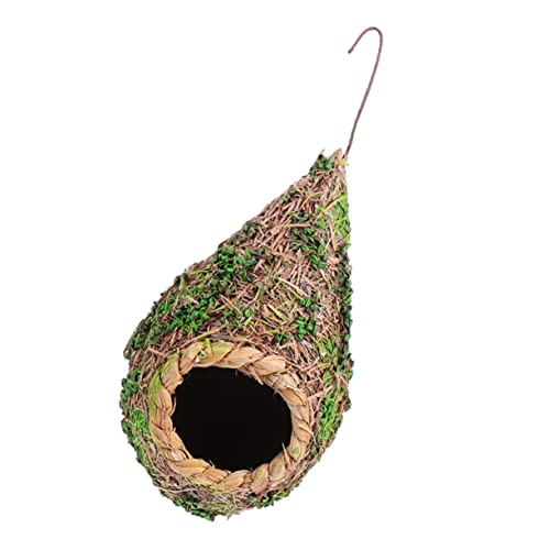 HYTROVE Hängendes Strohgewebtes Vogelhaus Handgemachtes Abbaubares Nest für Atmungsaktiv und Dekoration HYTROVE Hängendes Strohgewebtes Vogelhaus Handgemachtes Abbaubares Nest für Atmungsaktiv und Dekoration von HYTROVE