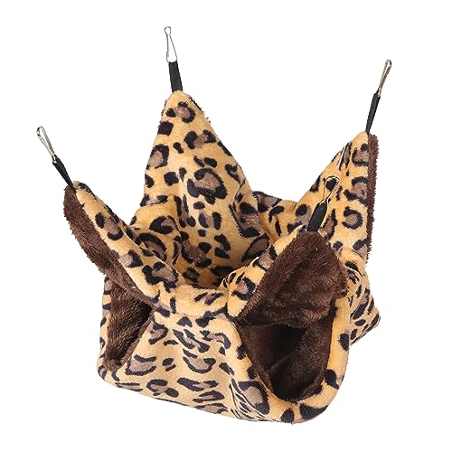 HYTROVE Haustier-hängematte mit Verdickter Konstruktion Bequemes Schlafbett für Kleintiere Meerschweinchen-Spielzeug HYTROVE Haustier-hängematte mit Verdickter Konstruktion Bequemes Schlafbett für Kleintiere Meerschweinchen-Spielzeug von HYTROVE