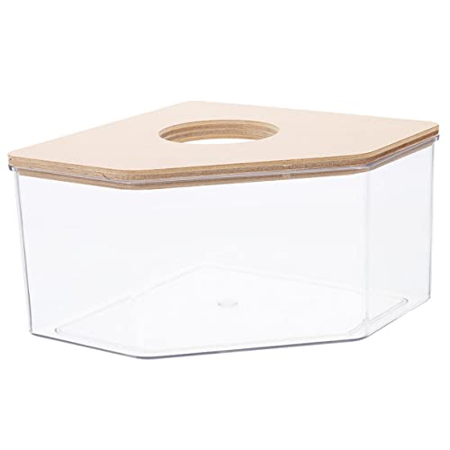 HYTROVE Hamster Sandbadbox Transparente Badewanne für Kleine Haustiere für Chinchillas Meerschweinchen und Rennmäuse zu Reinigen von HYTROVE