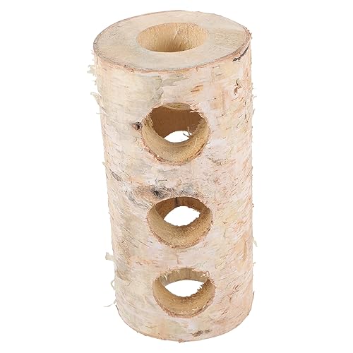 HYTROVE Hamster Versteck aus Holz Tunnel Handgefertigtes für Hamster Meerschweinchen Sicheres Kauspielzeug als Versteck Dekoration im Käfig HYTROVE Hamster Versteck aus Holz Tunnel Handgefertigtes für Hamster Meerschweinchen Sicheres Kauspielzeug als Versteck Dekoration im Käfig von HYTROVE
