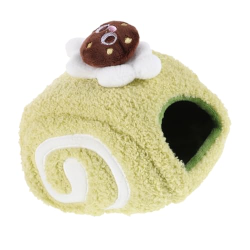 HYTROVE Hamster-versteckhaus, Bett Im Schweizer Rollen-Design Für Den Winter, Süßes Und Gemütliches Nest Für Kleintiere, Multifunktionaler Spiel- Und Schlafunterschlupf HYTROVE Hamster-versteckhaus, Bett Im Schweizer Rollen-Design Für Den Winter, Süßes Und Gemütliches Nest Für Kleintiere, Multifunktionaler Spiel- Und Schlafunterschlupf von HYTROVE
