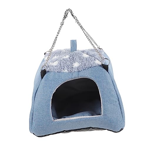 HYTROVE Hamsterbett mit Hängematte Warmes Kleintiernest aus Robustem und Schwammmaterial Gemütliche Hamsterhütte für Drinnen und Draußen für Kleine Haustiere Große HYTROVE Hamsterbett mit Hängematte Warmes Kleintiernest aus Robustem und Schwammmaterial Gemütliche Hamsterhütte für Drinnen und Draußen für Kleine Haustiere Große von HYTROVE
