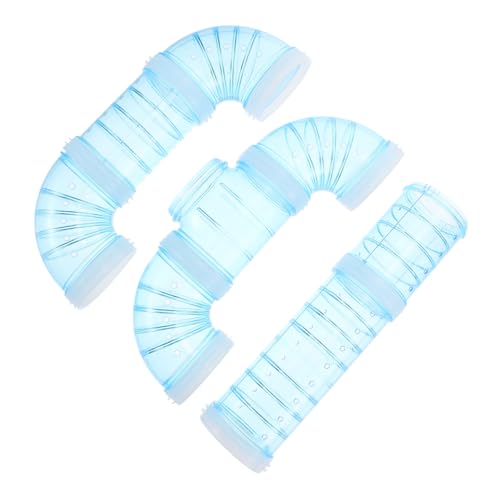 HYTROVE Hamsterkäfig Außenrohr Blau Kunststoff DIY Tunnel für Kleintiere Installieren Langlebig und Versteck für Hamster Ratten und Zwerghamster Käfig Zubehör für Spielspaß HYTROVE Hamsterkäfig Außenrohr Blau Kunststoff DIY Tunnel für Kleintiere Installieren Langlebig und Versteck für Hamster Ratten und Zwerghamster Käfig Zubehör für Spielspaß von HYTROVE