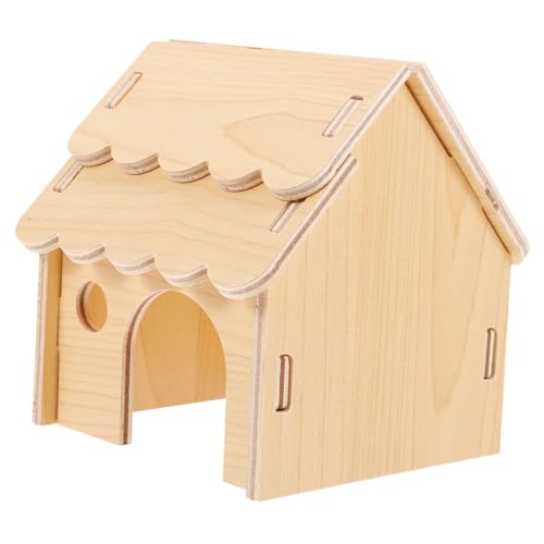 HYTROVE Hamsterversteck Holzhaus für Kleintiere für Hamster Chinchillas Meerschweinchen Sicheres Rückzugsgebiet Perfekter und Schlafplatz HYTROVE Hamsterversteck Holzhaus für Kleintiere für Hamster Chinchillas Meerschweinchen Sicheres Rückzugsgebiet Perfekter und Schlafplatz von HYTROVE