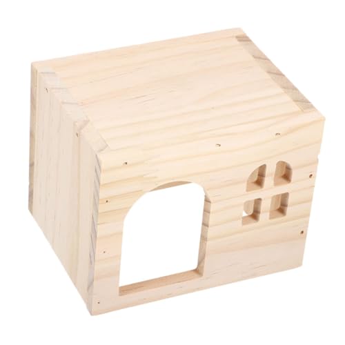 HYTROVE Meerschweinchen Haustier Hamsterversteck Zwerghamsterkäfig Kaninchen Freistehend Ratte Kleintierhaus Hamster Zubehör Hamsterhaus Aus Holz Käfig Hamsterhaus Für Zwerghamster Hölzern HYTROVE Meerschweinchen Haustier Hamsterversteck Zwerghamsterkäfig Kaninchen Freistehend Ratte Kleintierhaus Hamster Zubehör Hamsterhaus Aus Holz Käfig Hamsterhaus Für Zwerghamster Hölzern von HYTROVE
