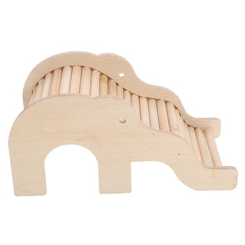 HYTROVE Hamsterversteck aus Holz mit Kletterleiter Sicheres für Kleine Haustiere Langlebiges Nest für Hamster Rennmäuse und Andere Kleintiere Ausruhen von HYTROVE