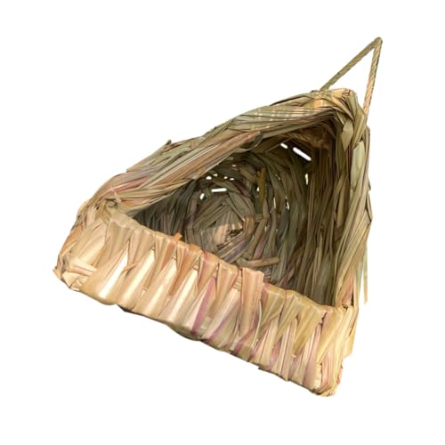 HYTROVE Handgefertigtes Vogelhaus aus Gras für Wellensittiche und Nistkasten für Kleine Vögel Robust und Sicher für Zucht und Außenbereich HYTROVE Handgefertigtes Vogelhaus aus Gras für Wellensittiche und Nistkasten für Kleine Vögel Robust und Sicher für Zucht und Außenbereich von HYTROVE