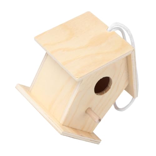 HYTROVE Vogeldusche Handgemachtes Holzvogelhaus Für DIY Graffiti Vogelhaus Zum Aufhängen Miniatur Vogelkäfig Ideales Bastelspielzeug Für Kreative Inklusive Juteschnur Deko Vogelhaus HYTROVE Vogeldusche Handgemachtes Holzvogelhaus Für DIY Graffiti Vogelhaus Zum Aufhängen Miniatur Vogelkäfig Ideales Bastelspielzeug Für Kreative Inklusive Juteschnur Deko Vogelhaus von HYTROVE