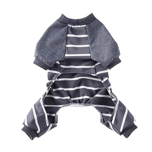 HYTROVE Haustier-Pyjama hundeschlafanzüge hundepyjama hundekleider hundebekleidung Welpenzubehör kleines hundegeburtstagsoutfit Bequeme Hundekleidung Warme Hundekleidung Polyester Grey HYTROVE Haustier-Pyjama hundeschlafanzüge hundepyjama hundekleider hundebekleidung Welpenzubehör kleines hundegeburtstagsoutfit Bequeme Hundekleidung Warme Hundekleidung Polyester Grey von HYTROVE