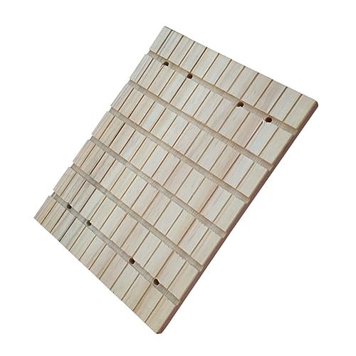 HYTROVE Haustierkäfig Gießen Kratzer Ratten Hamster Kauspielzeug Für Welpen Beim Zahnen Plüsch Unterlage Kratzen Krallen Kratzbrett Hölzern Beige HYTROVE Haustierkäfig Gießen Kratzer Ratten Hamster Kauspielzeug Für Welpen Beim Zahnen Plüsch Unterlage Kratzen Krallen Kratzbrett Hölzern Beige von HYTROVE