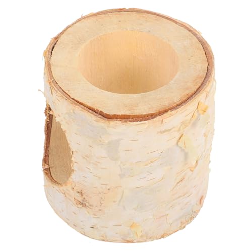 HYTROVE Holz Hamster Tunnel Versteck für Meerschweinchen und Kleintiere Langlebig Sicher und Glatt als Rückzugsort und Spielplatz für Haustiere von HYTROVE