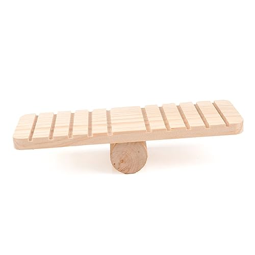HYTROVE Holz Wippe für Kleine Hamster Zwerghamster und Mäuse für Kleintiere Nagen und Dekorativ für Käfige Einfach zu Reinigen Perfekter Spielplatz für Haustiere HYTROVE Holz Wippe für Kleine Hamster Zwerghamster und Mäuse für Kleintiere Nagen und Dekorativ für Käfige Einfach zu Reinigen Perfekter Spielplatz für Haustiere von HYTROVE