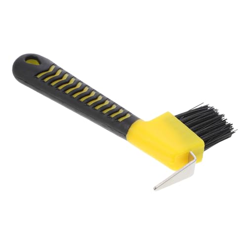 HYTROVE Hufkratzer mit Pinsel für Pferdepflege Langlebiger Hufpickel aus Rostfreiem Material Ergonomischer für Tägliche Hufpflege und Pferdehufe von HYTROVE