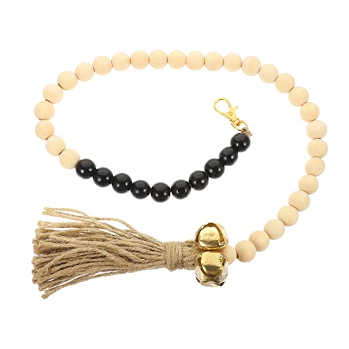 HYTROVE Hundetürklingel mit Beaded Rope Handgefertigtes Hundetraining Schwarz für Effektives Töpfchen Training Langlebig Leicht und Praktisch von HYTROVE