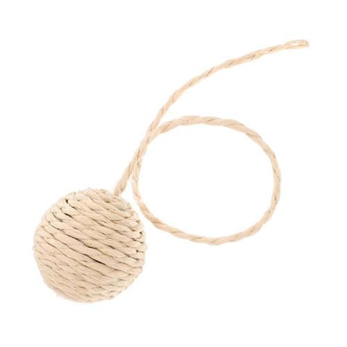 HYTROVE Interaktive Katzenspielzeug Sisal Seilkatze Mit Glocken Für Katzenkratzer Nach Kätzchen Spiel Bälle Fun Pet Accessoires Für Innenkatzen HYTROVE Interaktive Katzenspielzeug Sisal Seilkatze Mit Glocken Für Katzenkratzer Nach Kätzchen Spiel Bälle Fun Pet Accessoires Für Innenkatzen von HYTROVE