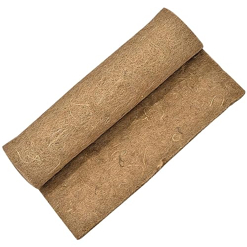 HYTROVE Jute Teppich Für Echsen Terrarium Und Wurmfarm Natürliche Jute Faser Für Reptilien Und Kompostierung Sicher Warm Und Vielseitig Einsetzbar von HYTROVE