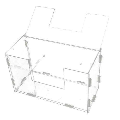 HYTROVE Eleganter Futterspender Aus Acryl Für Hasen Hamsterbehälter Leicht Zu Reinigen Und Aufzubewahren Tierbedarf HYTROVE Eleganter Futterspender Aus Acryl Für Hasen Hamsterbehälter Leicht Zu Reinigen Und Aufzubewahren Tierbedarf von HYTROVE