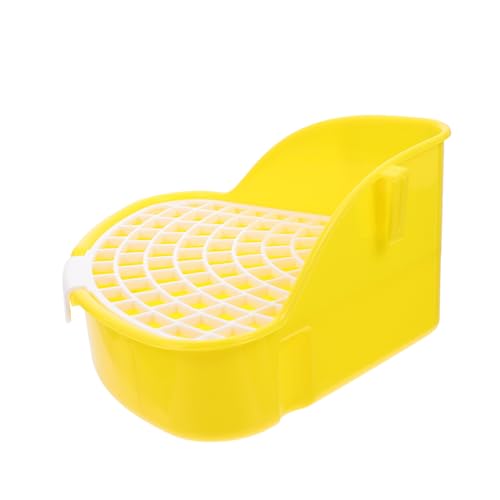 HYTROVE Kaninchen Toilette für Kleintiere Tragbare Kompakte Tier Toilette für Meerschweinchen und Hamster Langlebig und rutschfest für Kleine Tierkäfige HYTROVE Kaninchen Toilette für Kleintiere Tragbare Kompakte Tier Toilette für Meerschweinchen und Hamster Langlebig und rutschfest für Kleine Tierkäfige von HYTROVE