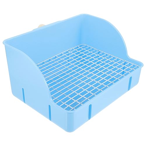 HYTROVE Kasten Haustiertoilette Hamster Hundetoilette Entferner waschbar für Fänger kaninchentoilette kaninchenklo katzrnklo Kleintierstreu Haustiertöpfchen aus Kunststoff Plastik Sky-Blue HYTROVE Kasten Haustiertoilette Hamster Hundetoilette Entferner waschbar für Fänger kaninchentoilette kaninchenklo katzrnklo Kleintierstreu Haustiertöpfchen aus Kunststoff Plastik Sky-Blue von HYTROVE
