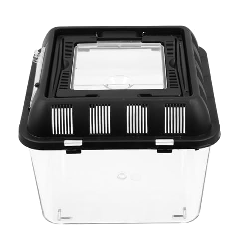 HYTROVE Kasten Kletterbox Für Haustiere Frosch System Schildkröte Zubehör Schildkrötenpanzer Vogelspinnengehege Reptilienhaut Reptilienlichter Leuchten Bausatz Tank Black Plastik HYTROVE Kasten Kletterbox Für Haustiere Frosch System Schildkröte Zubehör Schildkrötenpanzer Vogelspinnengehege Reptilienhaut Reptilienlichter Leuchten Bausatz Tank Black Plastik von HYTROVE