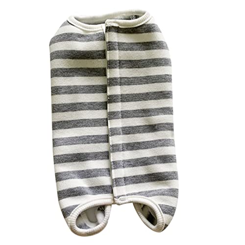 HYTROVE Gestreiftes Hundewiederherstellungskostüm Aus Baumwolle Komfortabler Schutzanzug Für Hunde Verhindern Von Lecken Beschleunigen Der Wundheilung HYTROVE Gestreiftes Hundewiederherstellungskostüm Aus Baumwolle Komfortabler Schutzanzug Für Hunde Verhindern Von Lecken Beschleunigen Der Wundheilung von HYTROVE