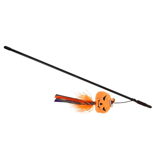 HYTROVE Katze Spielzeug Haushalt Teaser Stick Katze Teaser Handheld Teaser Spielzeug Halloween Katze Zauberstab Spielzeug HYTROVE Katze Spielzeug Haushalt Teaser Stick Katze Teaser Handheld Teaser Spielzeug Halloween Katze Zauberstab Spielzeug von HYTROVE