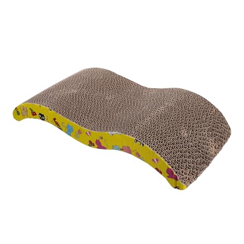 HYTROVE Katzen Kratzbrett aus Langlebigem Wellpappe Material Kratzfestes für Katzen Multifunktionales Kratzbrett als Liegefläche Schützt Möbel vor Kratzern HYTROVE Katzen Kratzbrett aus Langlebigem Wellpappe Material Kratzfestes für Katzen Multifunktionales Kratzbrett als Liegefläche Schützt Möbel vor Kratzern von HYTROVE