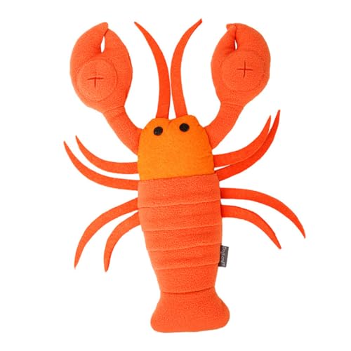 HYTROVE Kauspielzeug für Hunde Cartoon Lobster Molar Toy Interaktives Fütterungsspielzeug zur Zahnpflege Fördert Langsames Fressen und Verbessert die Schnüffelfähigkeit für Einsatz zu HYTROVE Kauspielzeug für Hunde Cartoon Lobster Molar Toy Interaktives Fütterungsspielzeug zur Zahnpflege Fördert Langsames Fressen und Verbessert die Schnüffelfähigkeit für Einsatz zu von HYTROVE