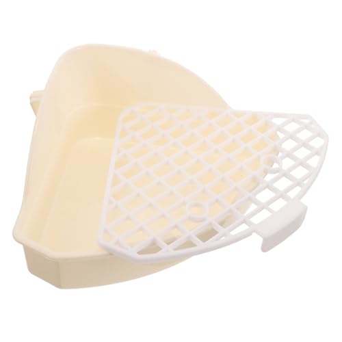 HYTROVE Kleine Haustiertoilette Für Meerschweinchen Und Hamster Abnehmbare Ecktoilette Aus Langlebigem Kunststoff Für Käfige Und Einfache Reinigung HYTROVE Kleine Haustiertoilette Für Meerschweinchen Und Hamster Abnehmbare Ecktoilette Aus Langlebigem Kunststoff Für Käfige Und Einfache Reinigung von HYTROVE