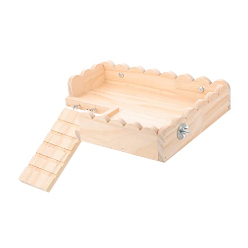 HYTROVE Kleines Hamster Holzspielzeug für Meerschweinchen und Hamster für Käfige Bewegung und Langeweile Linderung von HYTROVE