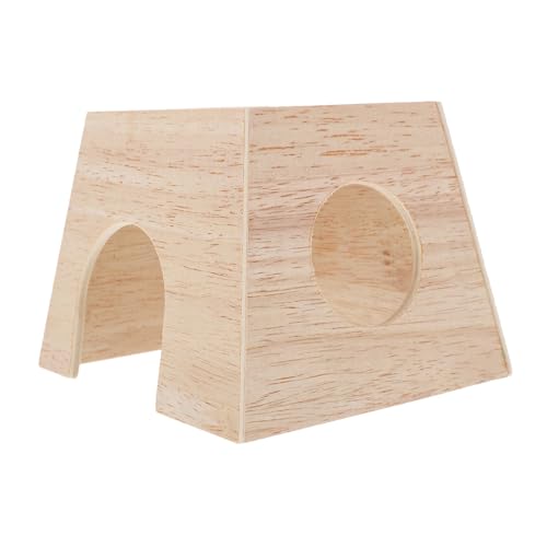 HYTROVE Holz-Haus Für Kleintiere Rutin Hühnernest Für Küken Und Hamster Gemütliches Versteck Für Haustiere -freundlich Sicheres von HYTROVE