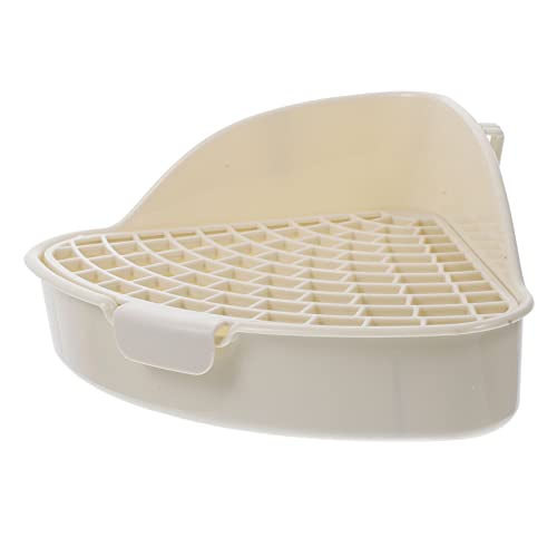 HYTROVE Kleintier Toilette für Kaninchen Meerschweinchen Chinchillas Dreieckige Plastik Toilettenschale mit Filterbasis Einfach zu Reinigen Platzsparend für Käfige HYTROVE Kleintier Toilette für Kaninchen Meerschweinchen Chinchillas Dreieckige Plastik Toilettenschale mit Filterbasis Einfach zu Reinigen Platzsparend für Käfige von HYTROVE