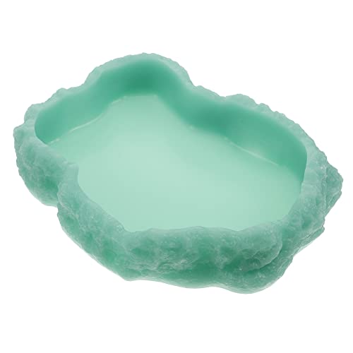 HYTROVE Luminous Reptile Feeding Bowl aus Langlebigem Harz Wasserschale für Reptilien für Eidechsen und Schildkröten Einfache Perfektes Maß für Haustiere HYTROVE Luminous Reptile Feeding Bowl aus Langlebigem Harz Wasserschale für Reptilien für Eidechsen und Schildkröten Einfache Perfektes Maß für Haustiere von HYTROVE