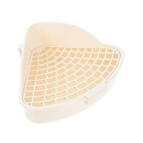 HYTROVE Meerschweinchen Toilette für Kleintiere wasserdichte Sichere Kaninchentoilette mit Abnehmbaren Gittern Leicht zu Reinigen für Hamster und Chinchillas Platzsparend Praktisch HYTROVE Meerschweinchen Toilette für Kleintiere wasserdichte Sichere Kaninchentoilette mit Abnehmbaren Gittern Leicht zu Reinigen für Hamster und Chinchillas Platzsparend Praktisch von HYTROVE