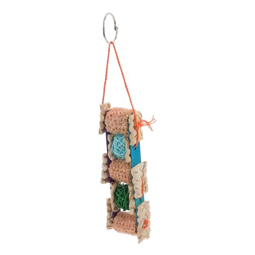 HYTROVE Natürliche Holzfuttersuche Spielzeughänge -vogelspielzeug Haustier Vogel Futtersuche Kaut Spielzeug HYTROVE Natürliche Holzfuttersuche Spielzeughänge -vogelspielzeug Haustier Vogel Futtersuche Kaut Spielzeug von HYTROVE