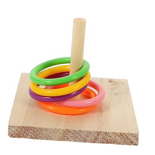 HYTROVE Papagei Wurfspielzeug Aus Holzbrett Interaktives Ringwurfspiel Für Vögel Bunte Ringe Geschicklichkeit Und Spaß Für Wellensittiche Und Nymphensittiche HYTROVE Papagei Wurfspielzeug Aus Holzbrett Interaktives Ringwurfspiel Für Vögel Bunte Ringe Geschicklichkeit Und Spaß Für Wellensittiche Und Nymphensittiche von HYTROVE