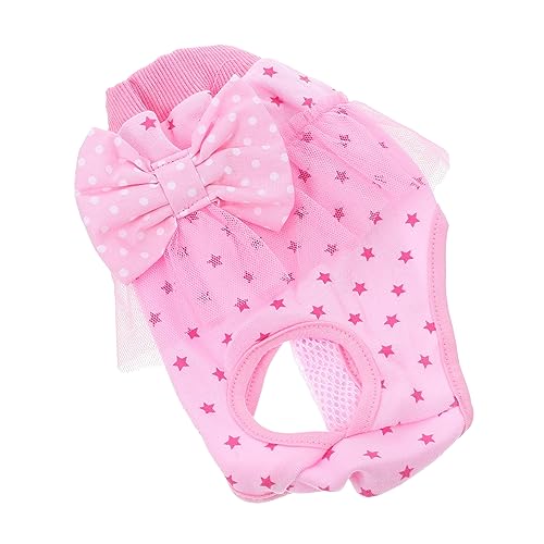 HYTROVE Physiologische Hosen Für Haustiere Hunde-PIPI-Pads Gießen Reiniger Spender Welpenzubehör Für ädchen Leckerlis Für Hunde Waschbare Windeln Für Hündinnen Auto Abs Baumwolle Rosa von HYTROVE