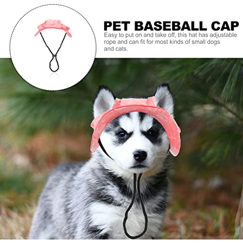 HYTROVE Puppy Baseballmütze für Hunde Einstellbare Sonnenschutz Hut für Haustiere Süßes Design mit Ohrenöffnung für Outdoor Aktivitäten Schützt vor Sonne und Hitze HYTROVE Puppy Baseballmütze für Hunde Einstellbare Sonnenschutz Hut für Haustiere Süßes Design mit Ohrenöffnung für Outdoor Aktivitäten Schützt vor Sonne und Hitze von HYTROVE