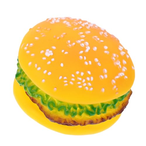 HYTROVE Quietschende Hundespielzeug Realistische Hamburger Quietschende Hund Kauen Spielzeug Interaktiver Welpe Zahne Schleifspielzeug Für Kleine Mittelgroße Große Hunde HYTROVE Quietschende Hundespielzeug Realistische Hamburger Quietschende Hund Kauen Spielzeug Interaktiver Welpe Zahne Schleifspielzeug Für Kleine Mittelgroße Große Hunde von HYTROVE