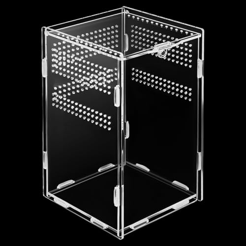 HYTROVE Reptilienfütterungsbox aus Einfach zu Montieren Geeignet für Schlangen Spinnen und Eidechsen Vielseitig Einsetzbar Kompakt und Leicht Terrarium für Haustiere von HYTROVE
