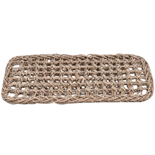 HYTROVE Reptilien Haustier Matte Aus Naturmaterialien 20x14x2cm Handgewebte Eidechsenmatte Für Terrarien Robust Und Langlebig Für Bartagamen Und Andere Reptilien von HYTROVE