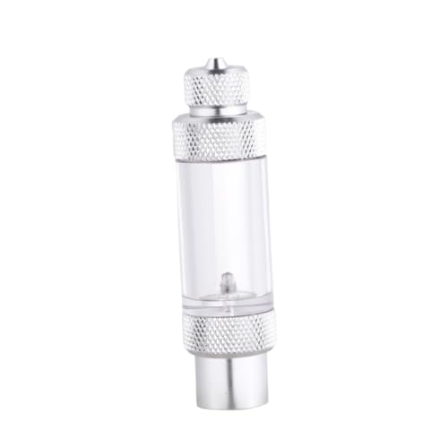 HYTROVE Unverzichtbares Co2-messgerät Für Aquarien Kohlendioxidzähler Rückschlagblasenzähler Einzelner Diffusor Rückschlagventil-regler Und Silbernes Finish HYTROVE Unverzichtbares Co2-messgerät Für Aquarien Kohlendioxidzähler Rückschlagblasenzähler Einzelner Diffusor Rückschlagventil-regler Und Silbernes Finish von HYTROVE