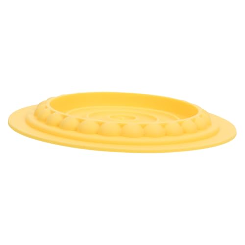 HYTROVE Innovativer Slow Feeder Katzennapf Fressgeschwindigkeit Reduziert Fettleibigkeit Sicheres Material Größe Gelb HYTROVE Innovativer Slow Feeder Katzennapf Fressgeschwindigkeit Reduziert Fettleibigkeit Sicheres Material Größe Gelb von HYTROVE