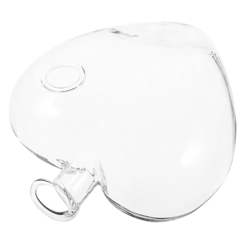 HYTROVE Vase in Herzform büro Dekoration bürodekoration Heart Shaped vase Heart vase künstliche Pflanzen Dekorbehälter einmachgläser Wasserpflanzvase Hängende Blumenbehälter Transparent von HYTROVE
