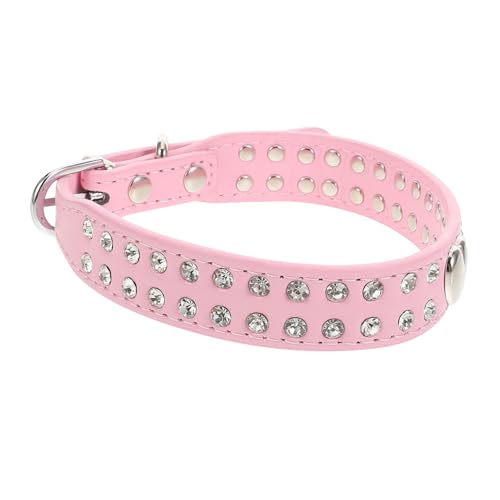 HYTROVE Verstellbares Hundehalsband: Glitzernde, Süße Haustier-Halskette Aus Pu Für Welpen Und Kleine Hunde – Für Partys, Feiertage Und Besondere Anlässe, Bling-Halsband HYTROVE Verstellbares Hundehalsband: Glitzernde, Süße Haustier-Halskette Aus Pu Für Welpen Und Kleine Hunde – Für Partys, Feiertage Und Besondere Anlässe, Bling-Halsband von HYTROVE