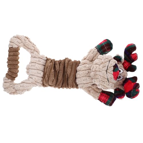 HYTROVE Weihnachts-Themen-hundespielzeug, Niedliches Elch-förmiges Hunde-quietschspielzeug, Haushalts-Hunde-quietschspielzeug, Interaktives Spielzeug HYTROVE Weihnachts-Themen-hundespielzeug, Niedliches Elch-förmiges Hunde-quietschspielzeug, Haushalts-Hunde-quietschspielzeug, Interaktives Spielzeug von HYTROVE