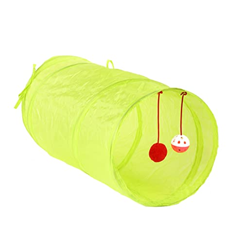 HYTROVE Zusammenklappbarer Katzentunnel Interaktives Faltspielzeug für Katzen Fluorescent Grün für Indoor Spiel Verstecken und Bewegung Fördern HYTROVE Zusammenklappbarer Katzentunnel Interaktives Faltspielzeug für Katzen Fluorescent Grün für Indoor Spiel Verstecken und Bewegung Fördern von HYTROVE