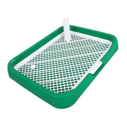 HYTROVE hundetoilette Mesh-Toilette für Haustiere Bettpfanne für Hunde hundetopf tablett Indoor-Toilettentablett für Haustiere Welpentoilette aus Kunststoff Welpenpfanne Abs Green HYTROVE hundetoilette Mesh-Toilette für Haustiere Bettpfanne für Hunde hundetopf tablett Indoor-Toilettentablett für Haustiere Welpentoilette aus Kunststoff Welpenpfanne Abs Green von HYTROVE