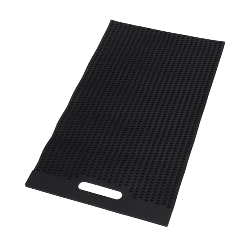 HYTROVE rutschfeste Fischmatte kleine Fischfilets Chips- und Dipschale Anti-Schlupf-Fischfilets Karierter Löffel Fischschneidebrett für Boot Angelschneidebrett Angelmatte PVC Black HYTROVE rutschfeste Fischmatte kleine Fischfilets Chips- und Dipschale Anti-Schlupf-Fischfilets Karierter Löffel Fischschneidebrett für Boot Angelschneidebrett Angelmatte PVC Black von HYTROVE