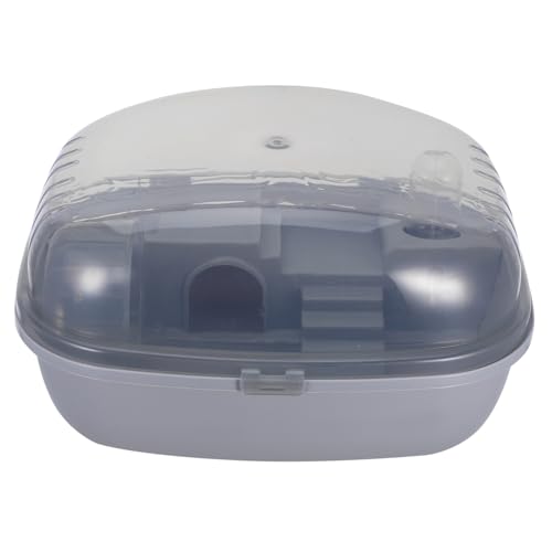 HYTROVE Luxus Hamster Home Tragbarer Käfig Groß Für Den Innenbereich Grau Kleintiertransporter HYTROVE Luxus Hamster Home Tragbarer Käfig Groß Für Den Innenbereich Grau Kleintiertransporter von HYTROVE